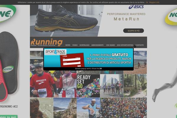 runningmag.it site used Running
