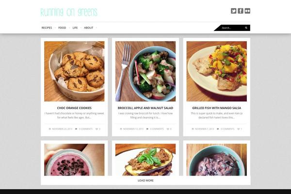 Fashionista theme site design template sample