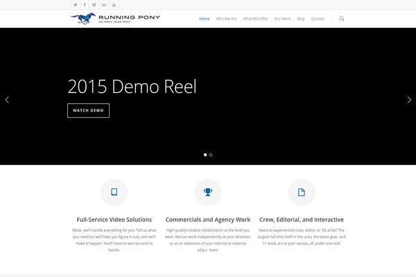 Salient theme site design template sample