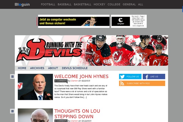Blogum theme site design template sample
