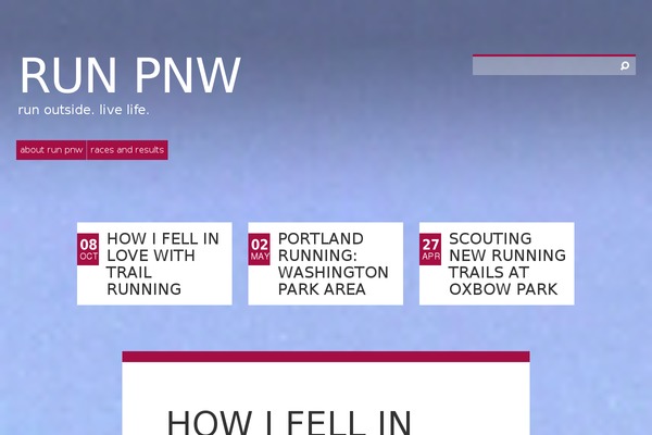 runpnw.com site used MN Flow