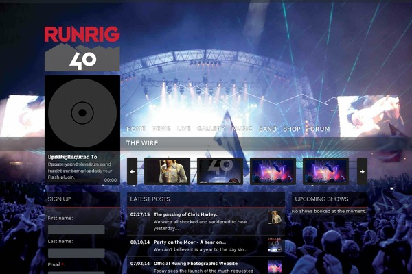 Soundcheck theme site design template sample