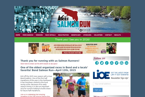 Salmon theme site design template sample