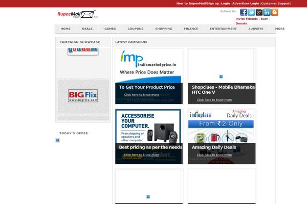 Site using Image vertical reel scroll slideshow plugin