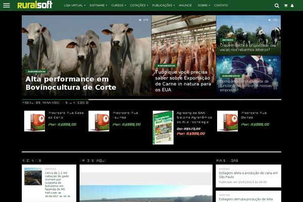 Flex Mag theme site design template sample