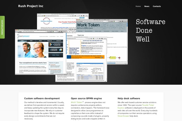 Thedeveloper theme site design template sample