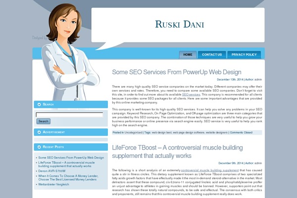 ruskidani.org site used Nurse_wp_theme