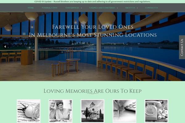 Blessing theme site design template sample