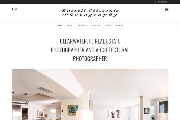 PhotoMe theme site design template sample