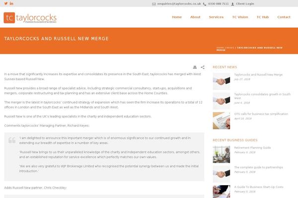 Site using Page-builder plugin