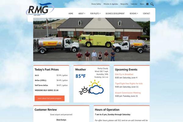 Airport theme site design template sample
