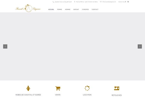 Fleur theme site design template sample