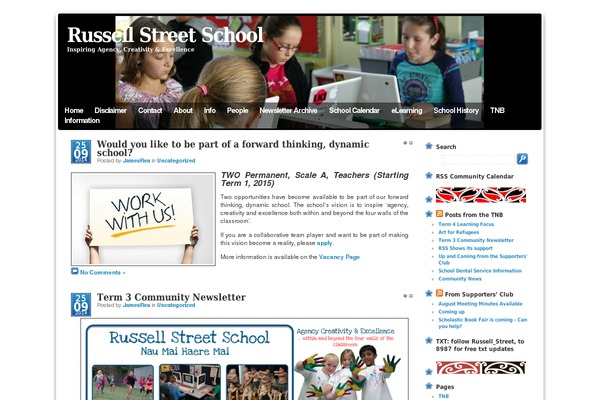Story theme site design template sample