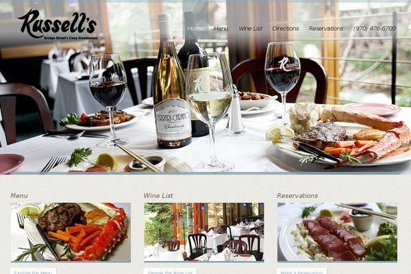 White Rock theme site design template sample