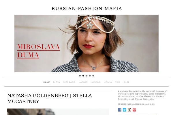 Brunelleschi theme site design template sample