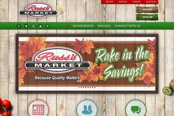 russ theme websites examples