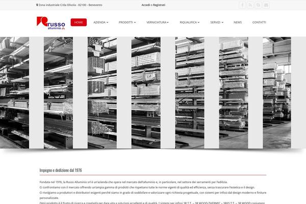 inCreate theme site design template sample