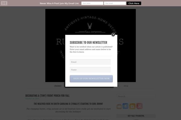 Infinity Mag theme site design template sample