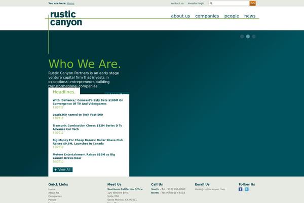 Rc theme site design template sample