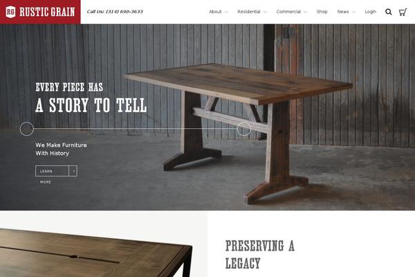 rusticgrain.com site used Rusticgrain