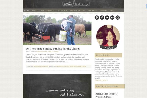 rustichoney.com site used Market-theme