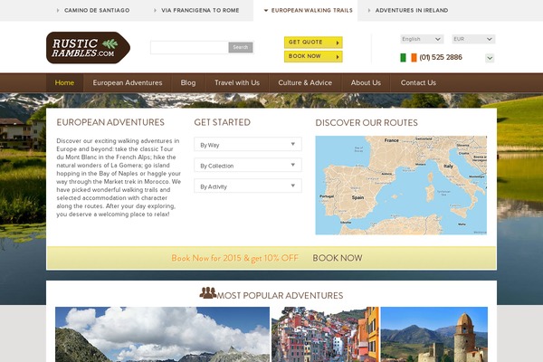 Site using Camino-bookings plugin