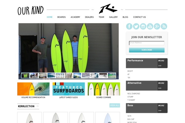rusty theme websites examples