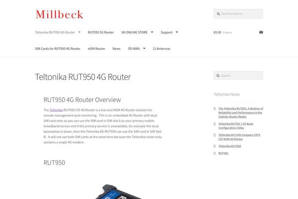 Storefront theme site design template sample