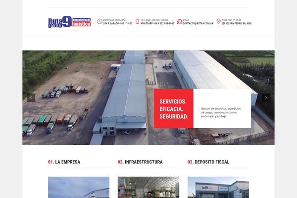 Logistic-business theme site design template sample