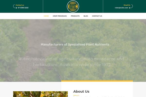 Agritek theme site design template sample
