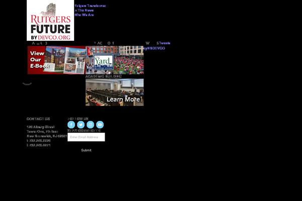 rutgersfuturebydevco.org site used Avada Child Theme