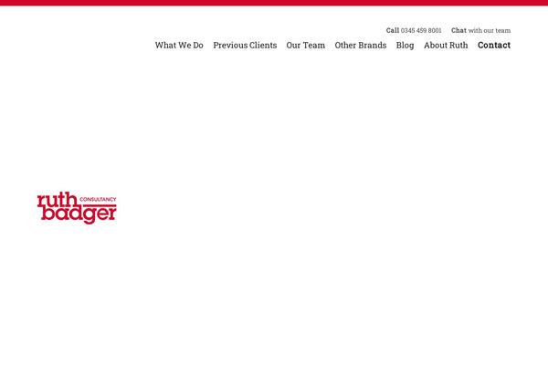 ruthbadger.com site used Blissgo
