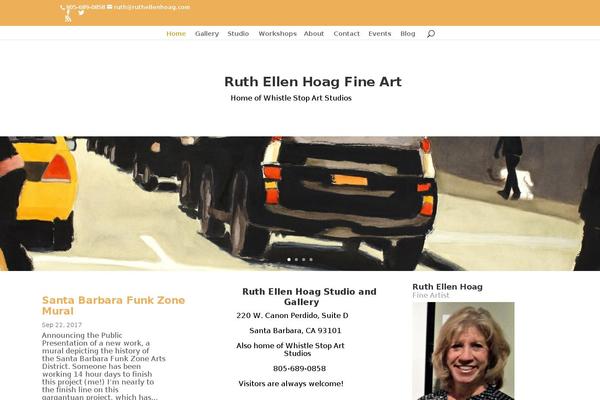 Divi theme site design template sample