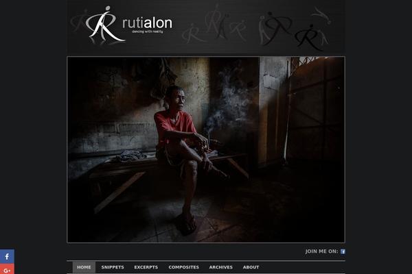Editorial theme site design template sample