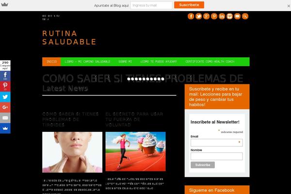 The Newswire theme site design template sample