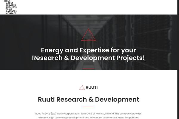 Uncode theme site design template sample