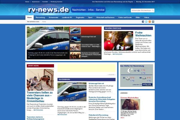 Site using Links With Icons Widget plugin