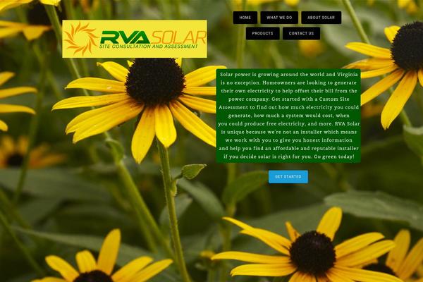 Tesseract theme site design template sample