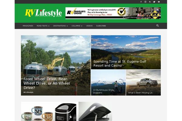 Newspaper theme site design template sample