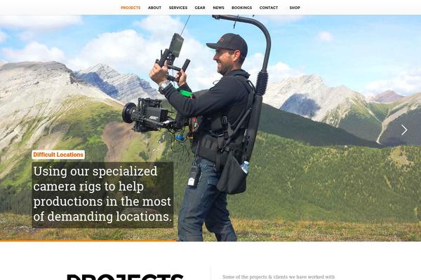 Scroller theme site design template sample