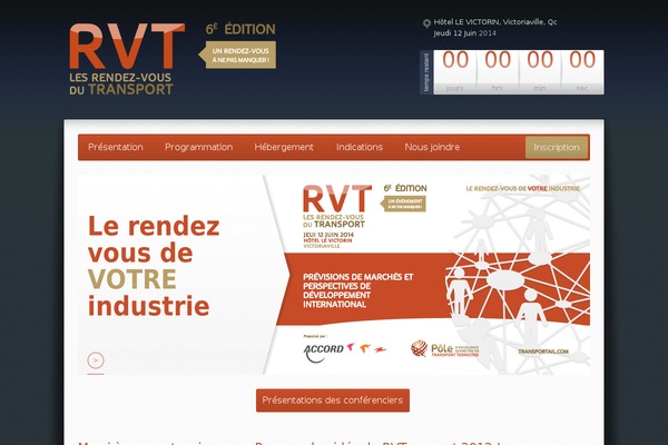 rvtransport2014.com site used Expo18 Responsive Event Conference WordPress Theme