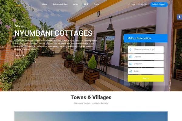 Wprentals theme site design template sample