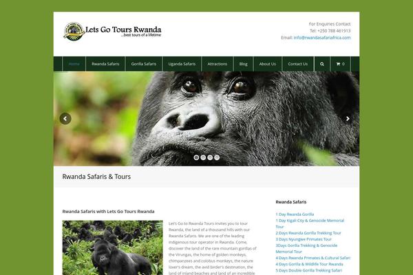 Safari theme site design template sample