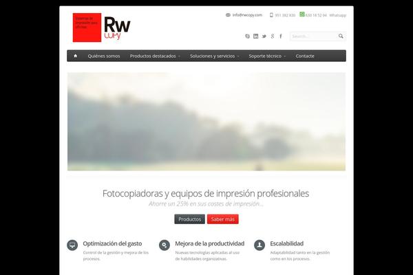 Aqua theme site design template sample