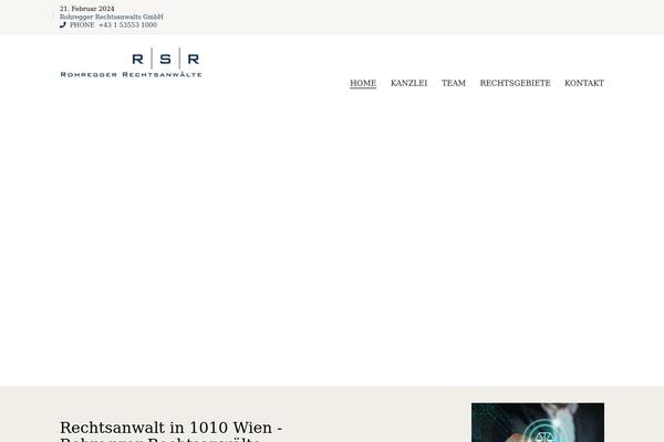 Kalium-child-law theme site design template sample