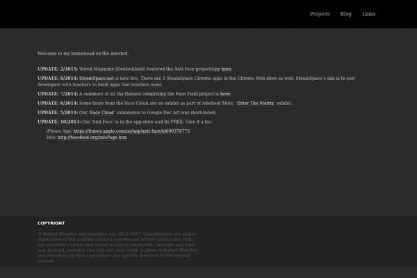 rwoodley.org site used Eclipse-child