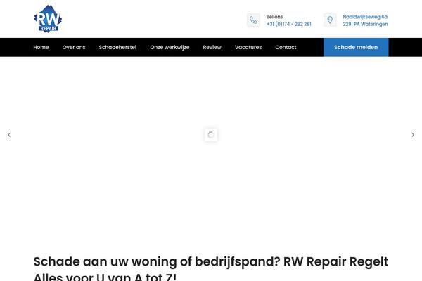 rwrepair.nl site used Woodex