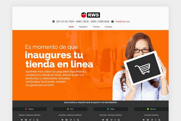 Foxy theme site design template sample