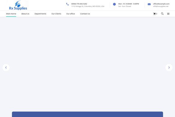MediClinic theme site design template sample