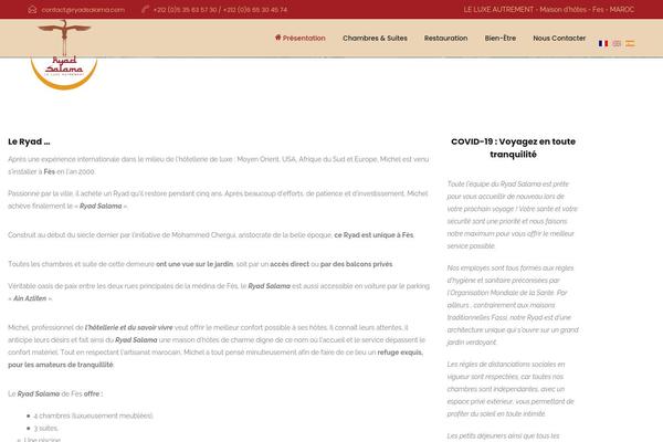 Composer-child theme site design template sample